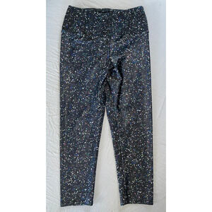 Goldsheep Pull On Athletic Leggings Pin Dot Starlight Women's Size S EUC!